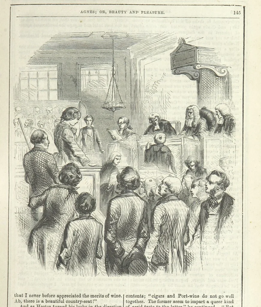 An illustration from Agnes; or Beauty and Pleasure, 1857, leaf 157