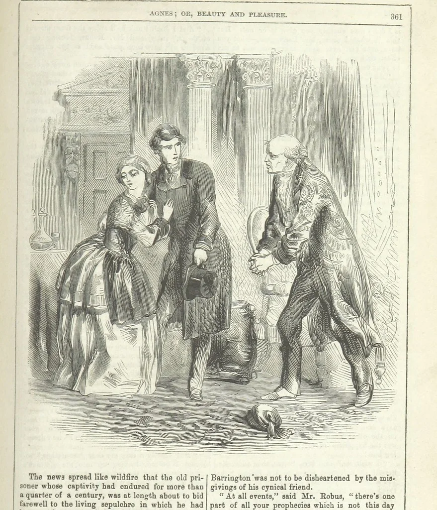 An illustration from Agnes; or Beauty and Pleasure, 1857, leaf 373
