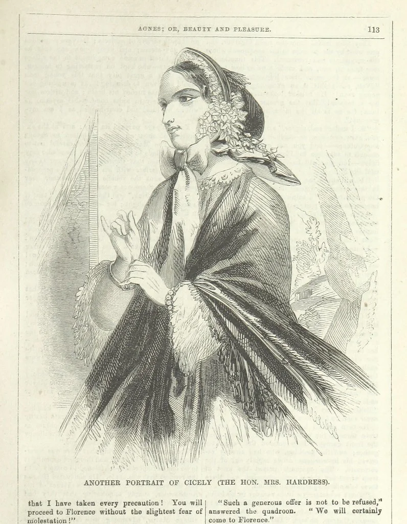 An illustration from Agnes; or Beauty and Pleasure, 1857, leaf 125
