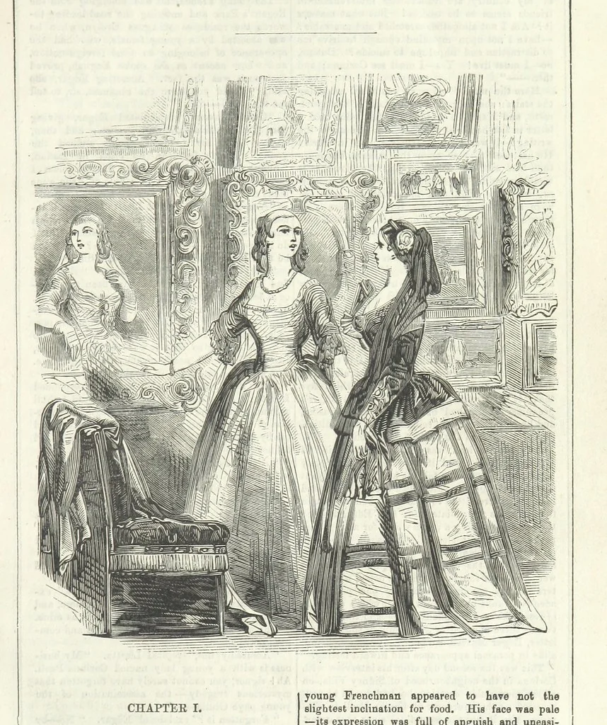 An illustration from Agnes; or Beauty and Pleasure, 1857, leaf 13