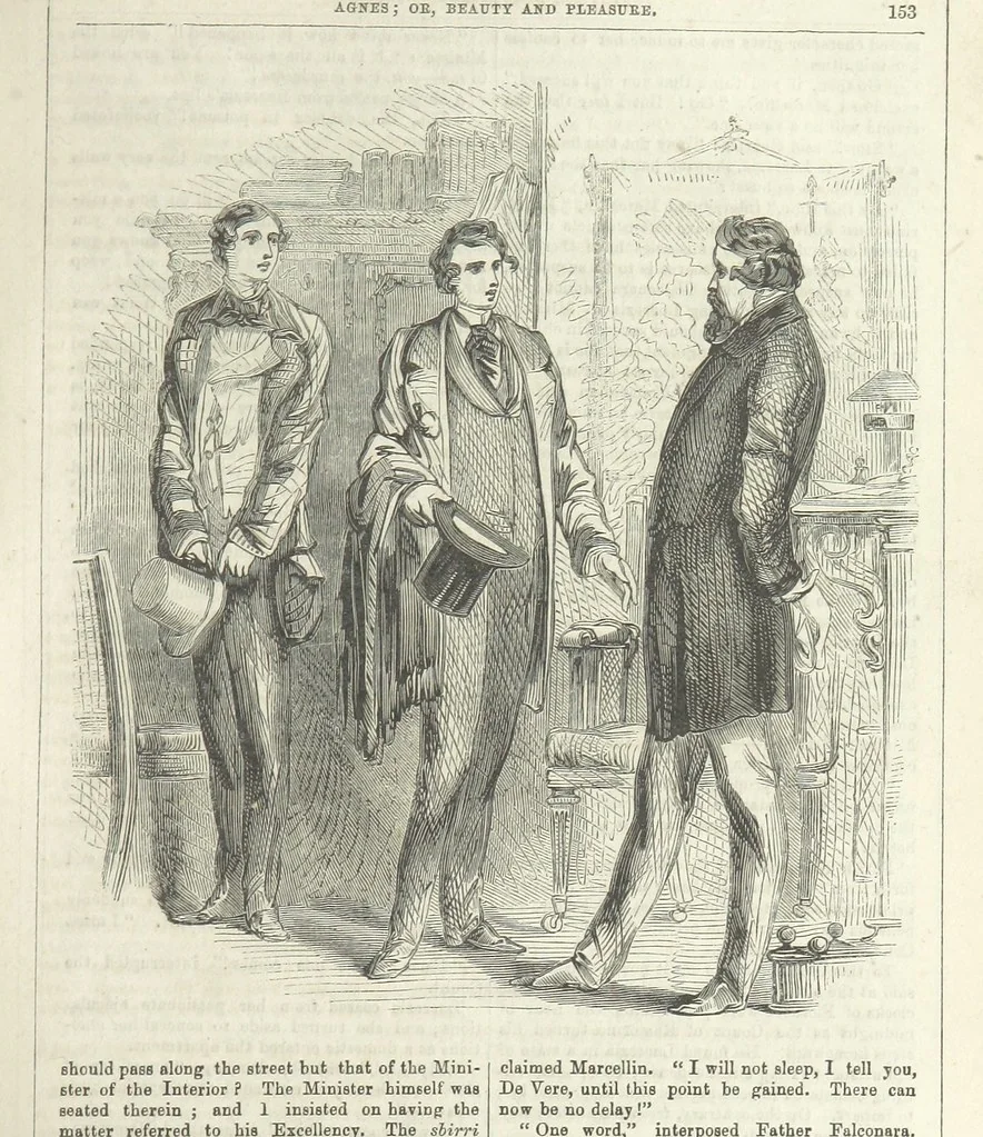 An illustration from Agnes; or Beauty and Pleasure, 1857, leaf 165