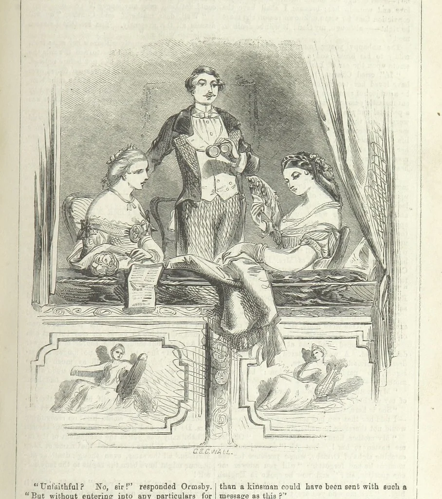 An illustration from Agnes; or Beauty and Pleasure, 1857, leaf 253