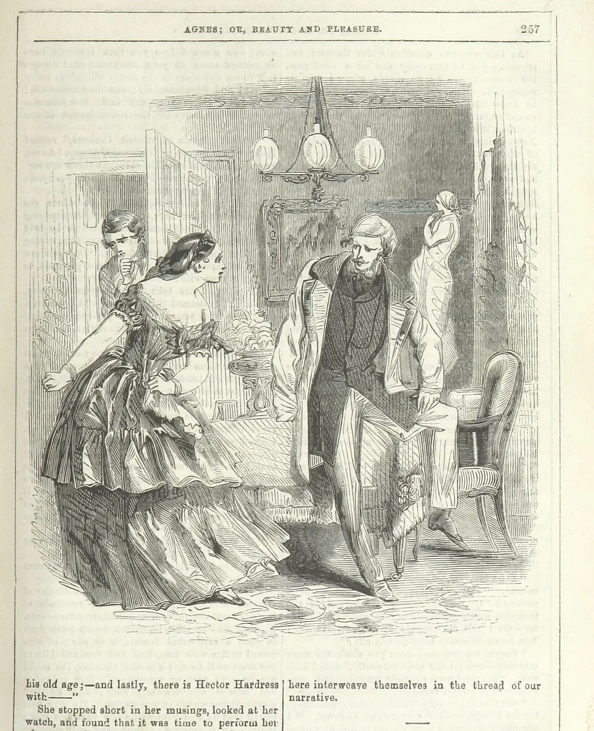 An illustration from Agnes; or Beauty and Pleasure, 1857, leaf 269