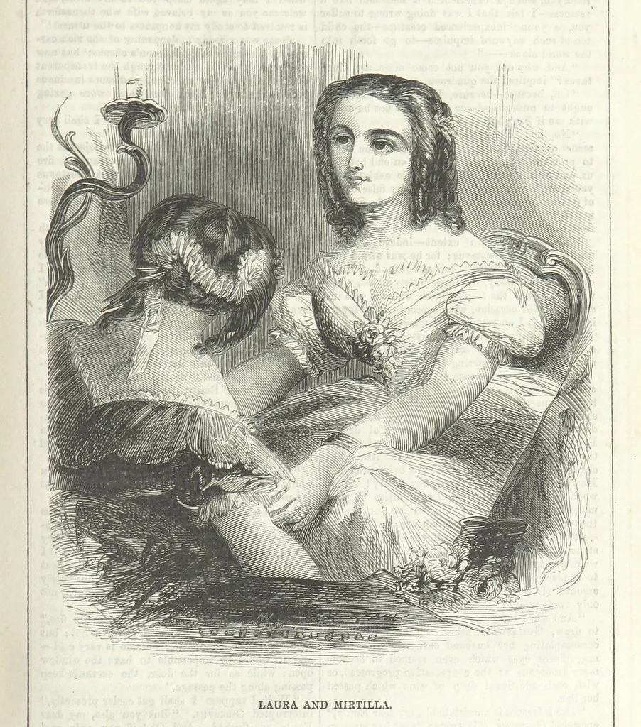 An illustration from Agnes; or Beauty and Pleasure, 1857, leaf 365