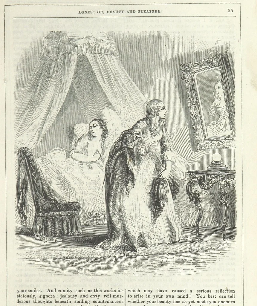 An illustration from Agnes; or Beauty and Pleasure, 1857, leaf 37