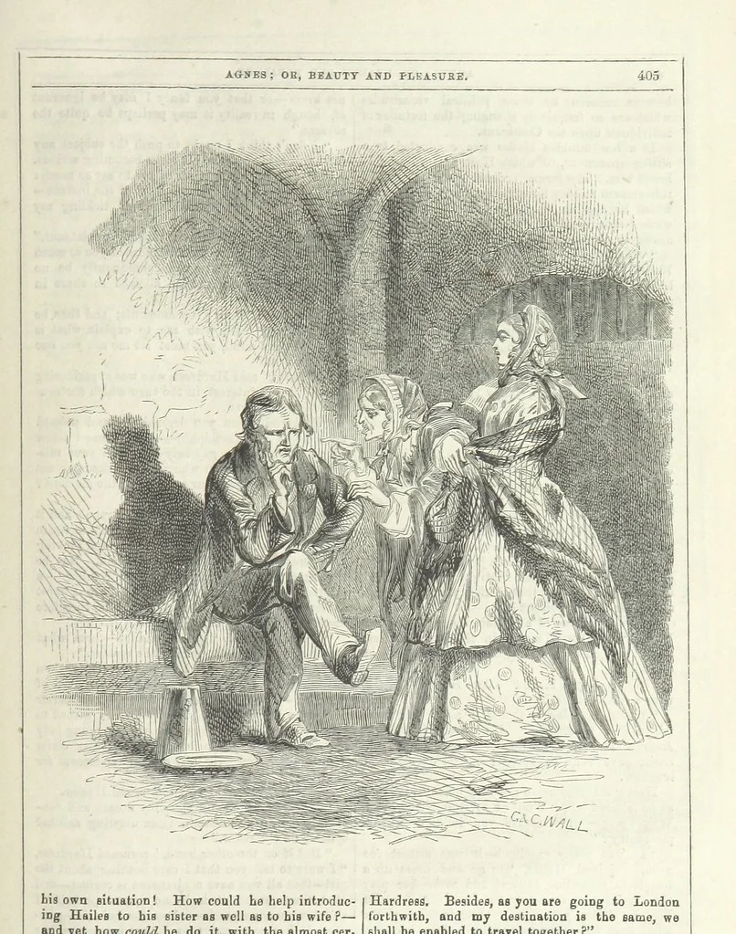 An illustration from Agnes; or Beauty and Pleasure, 1857, leaf 397