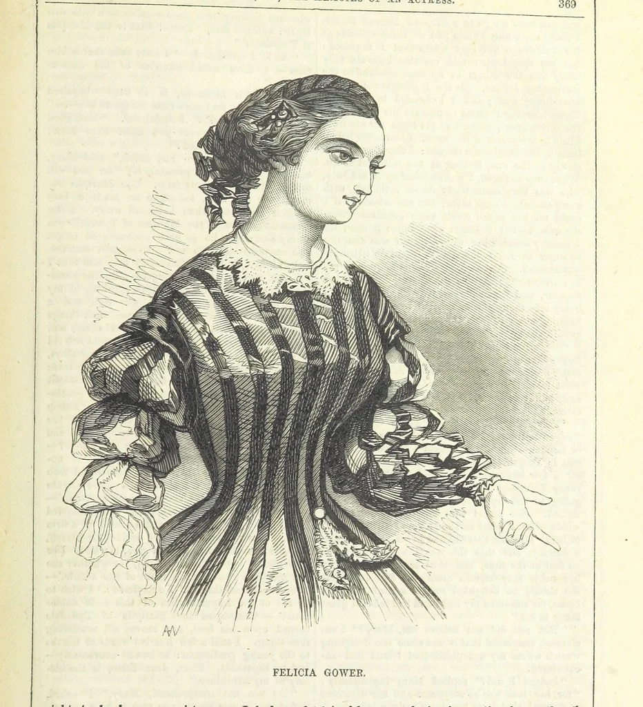 An illustration from Ellen Percy: or, the Memoirs of an Actress, 1856, leaf 381