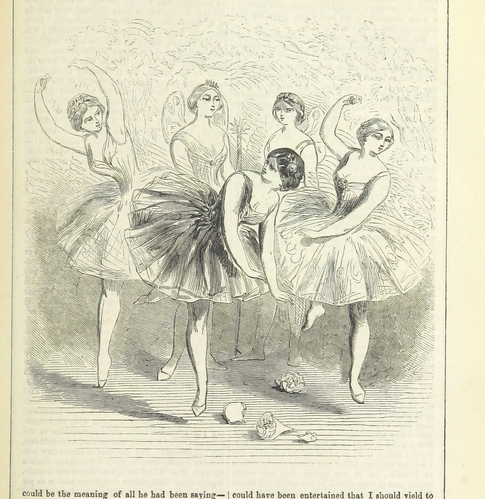 An illustration from Ellen Percy: or, the Memoirs of an Actress, 1856, leaf 143