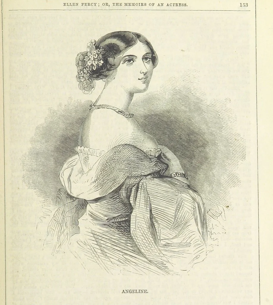An illustration from Ellen Percy: or, the Memoirs of an Actress, 1856, leaf 167