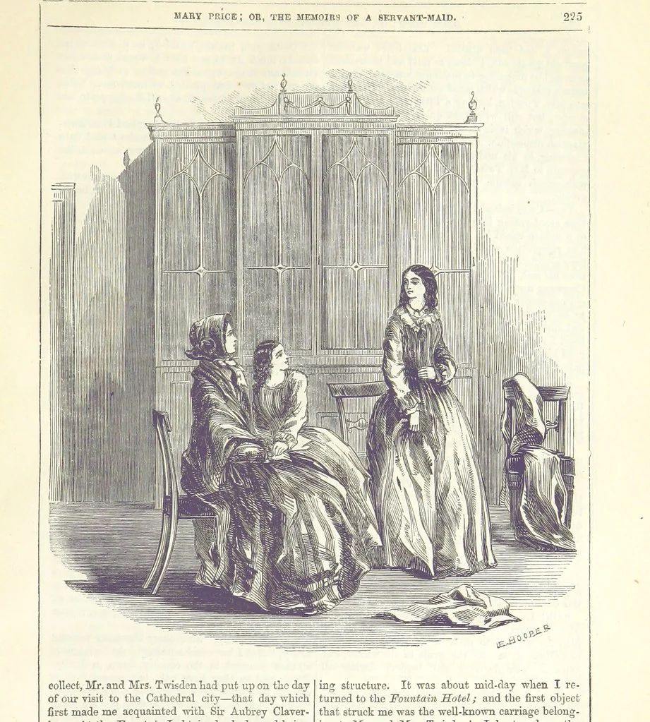 An illustration from Mary Price; or, the Memoirs of a servant-maid ... Illustrated with fifty-two engravings by F. Gilbert, 1852, leaf 237