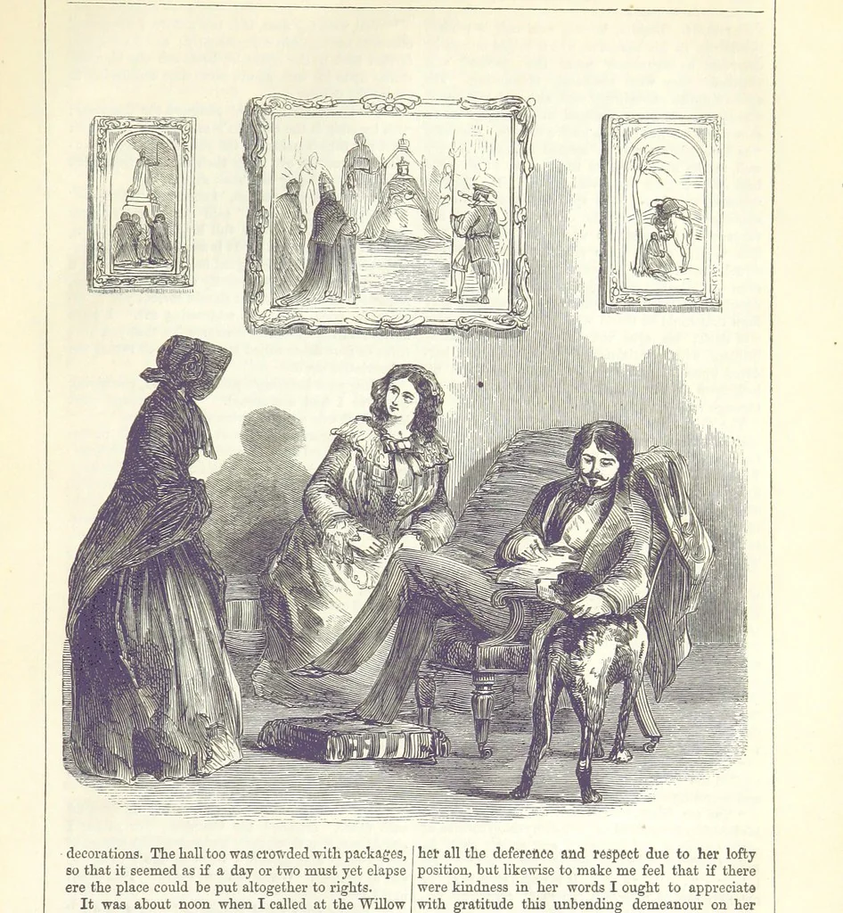 An illustration from Mary Price; or, the Memoirs of a servant-maid ... Illustrated with fifty-two engravings by F. Gilbert, 1852, leaf 253