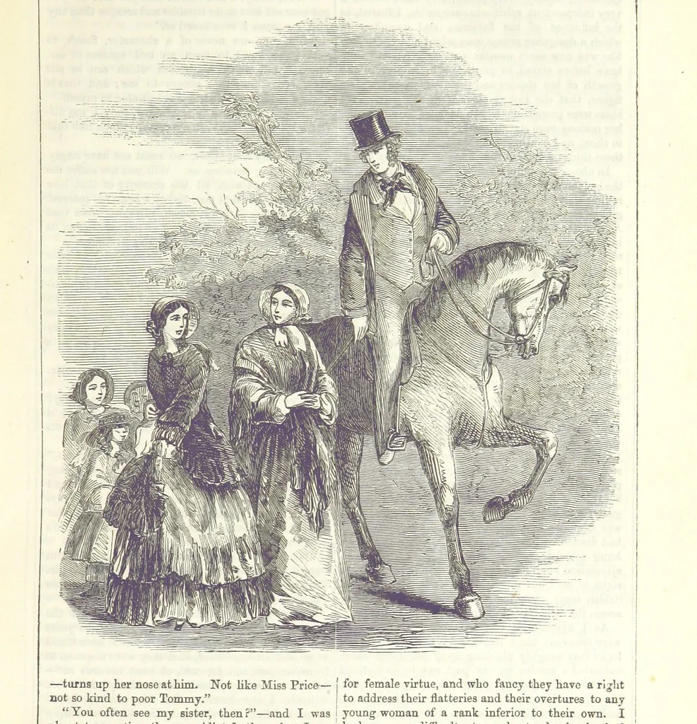 An illustration from Mary Price; or, the Memoirs of a servant-maid ... Illustrated with fifty-two engravings by F. Gilbert, 1852, leaf 103