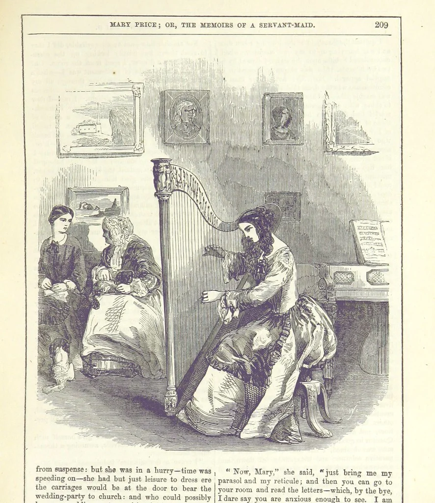 An illustration from Mary Price; or, the Memoirs of a servant-maid ... Illustrated with fifty-two engravings by F. Gilbert, 1852, leaf 223