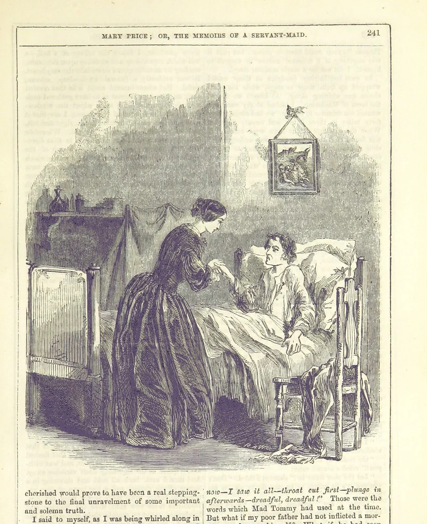 An illustration from Mary Price; or, the Memoirs of a servant-maid ... Illustrated with fifty-two engravings by F. Gilbert, 1852, leaf 255