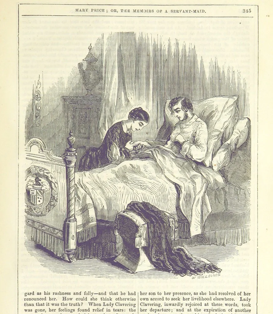 An illustration from Mary Price; or, the Memoirs of a servant-maid ... Illustrated with fifty-two engravings by F. Gilbert, 1852, leaf 359