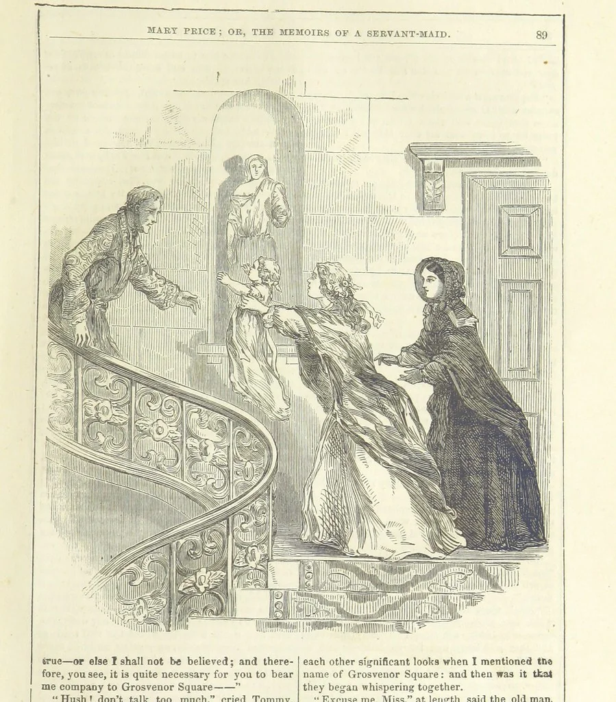 An illustration from Mary Price, etc, 1880, leaf 101