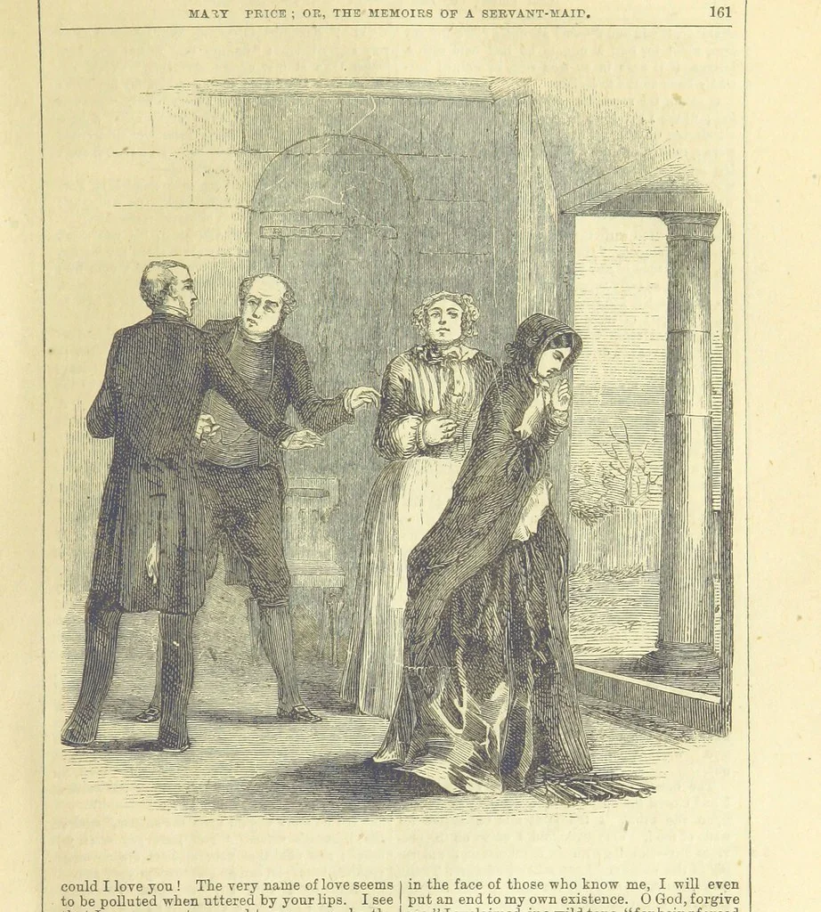An illustration from Mary Price, etc, 1880, leaf 173