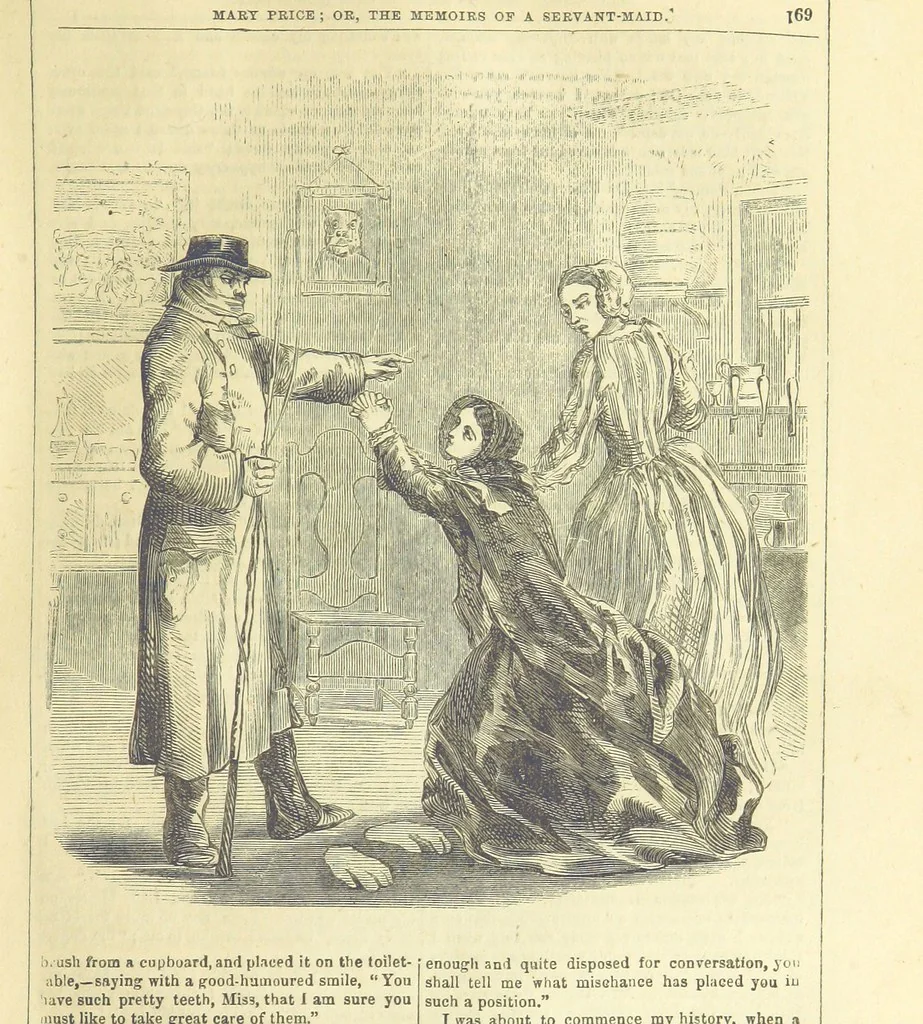 An illustration from Mary Price, etc, 1880, leaf 181