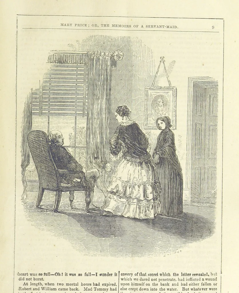 An illustration from Mary Price, etc, 1880, leaf 21
