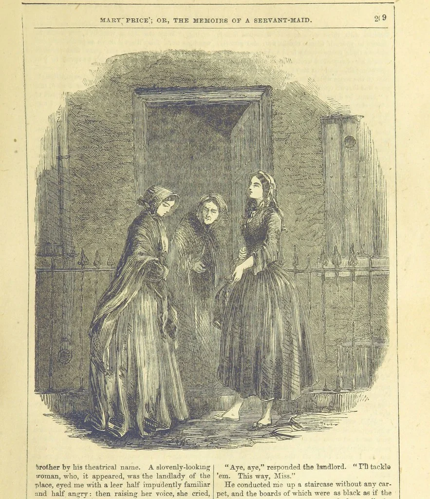 An illustration from Mary Price, etc, 1880, leaf 221