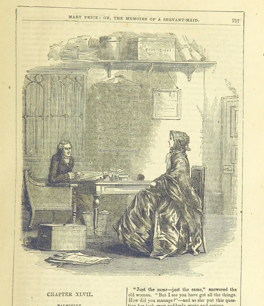 An illustration from Mary Price, etc, 1880, leaf 229