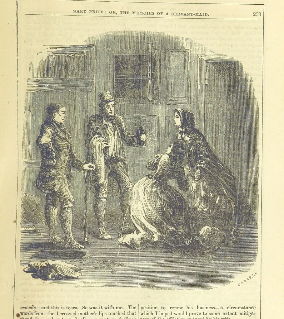 An illustration from Mary Price, etc, 1880, leaf 245