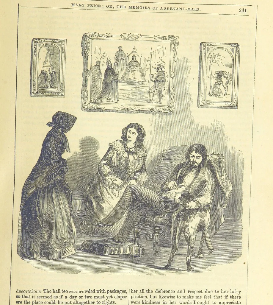 An illustration from Mary Price, etc, 1880, leaf 253