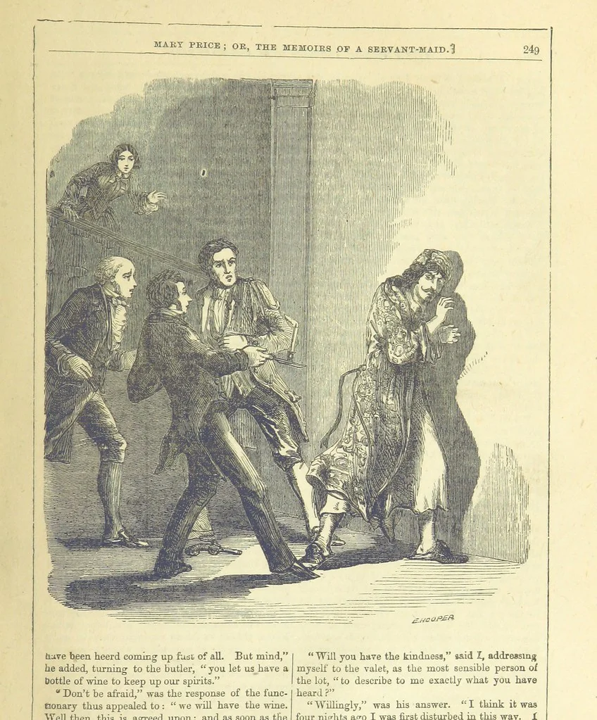 An illustration from Mary Price, etc, 1880, leaf 261