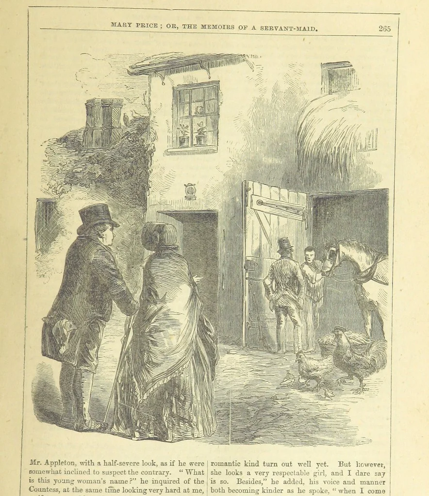 An illustration from Mary Price, etc, 1880, leaf 277