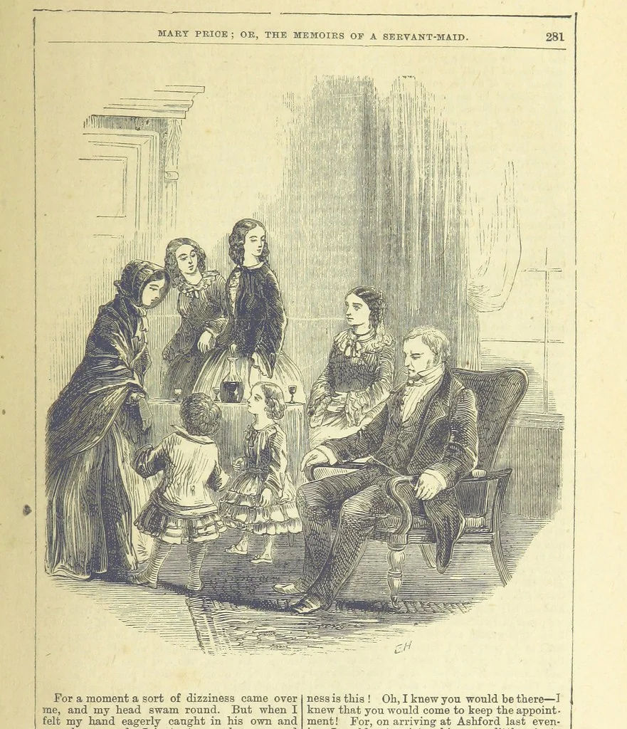 An illustration from Mary Price, etc, 1880, leaf 293