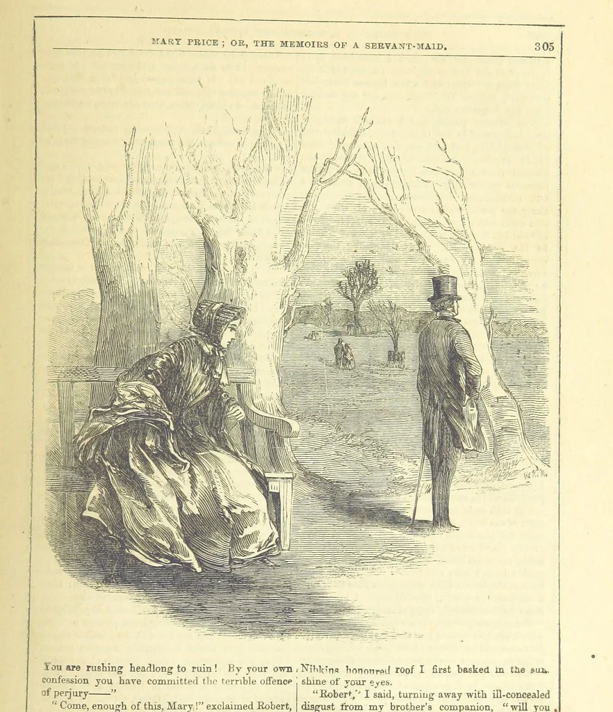 An illustration from Mary Price, etc, 1880, leaf 317