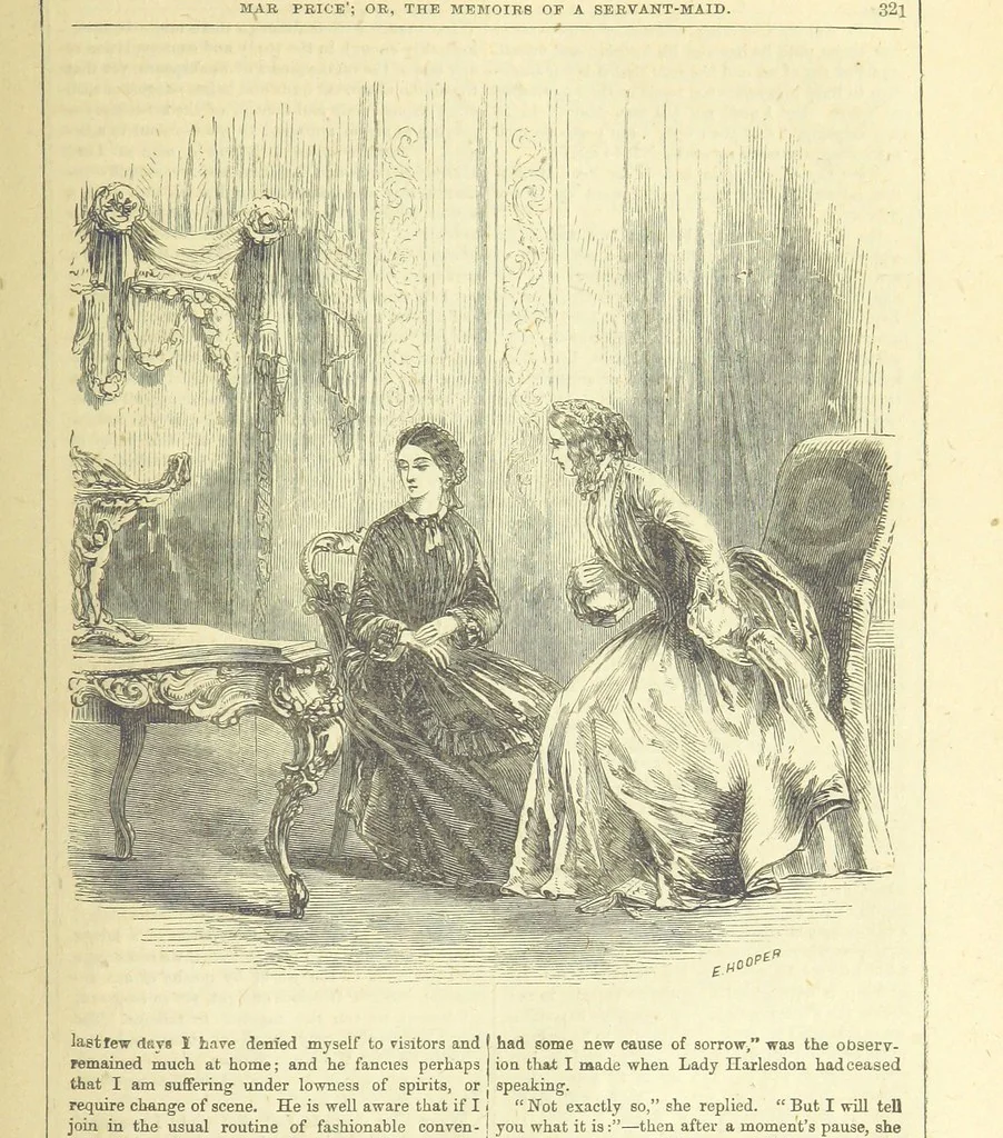 An illustration from Mary Price, etc, 1880, leaf 333