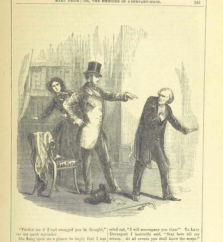 An illustration from Mary Price, etc, 1880, leaf 357