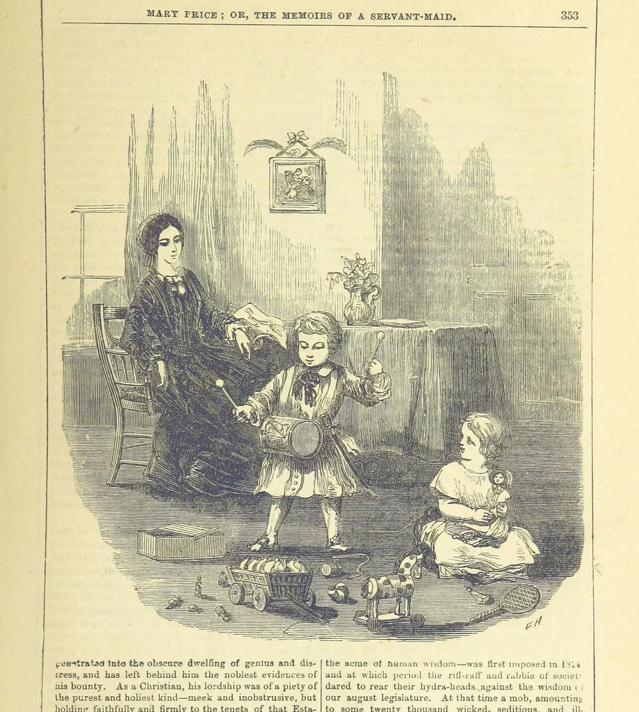 An illustration from Mary Price, etc, 1880, leaf 365