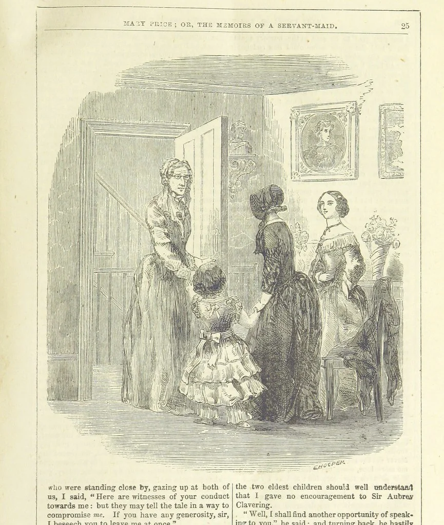 An illustration from Mary Price, etc, 1880, leaf 37