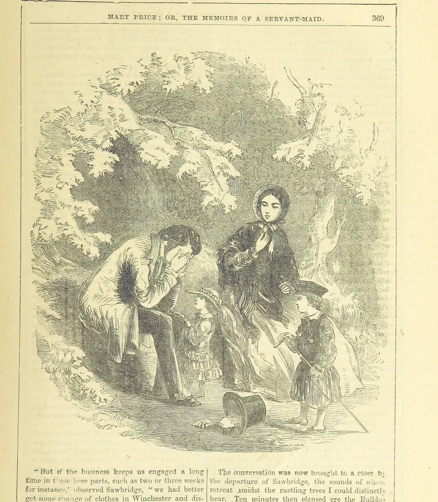 An illustration from Mary Price, etc, 1880, leaf 381