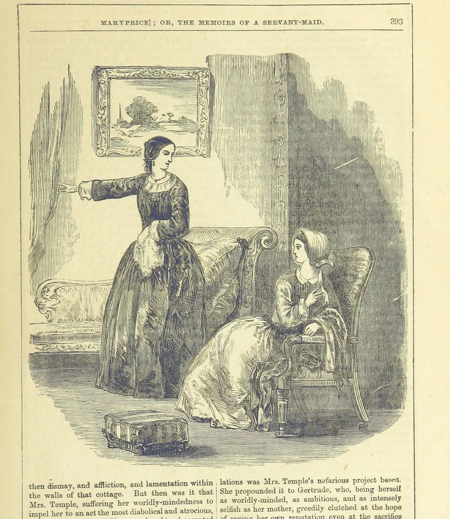 An illustration from Mary Price, etc, 1880, leaf 405