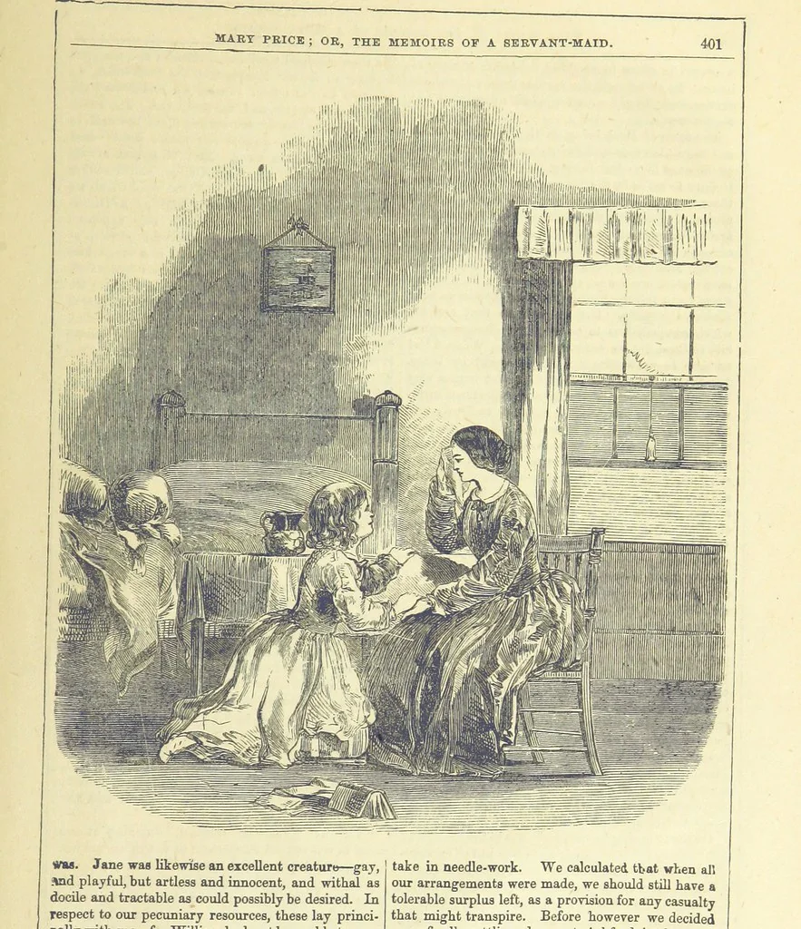 An illustration from Mary Price, etc, 1880, leaf 413