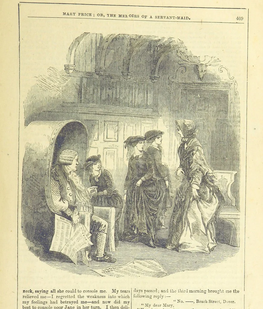 An illustration from Mary Price, etc, 1880, leaf 421