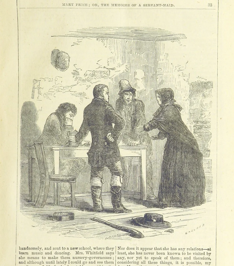 An illustration from Mary Price, etc, 1880, leaf 45