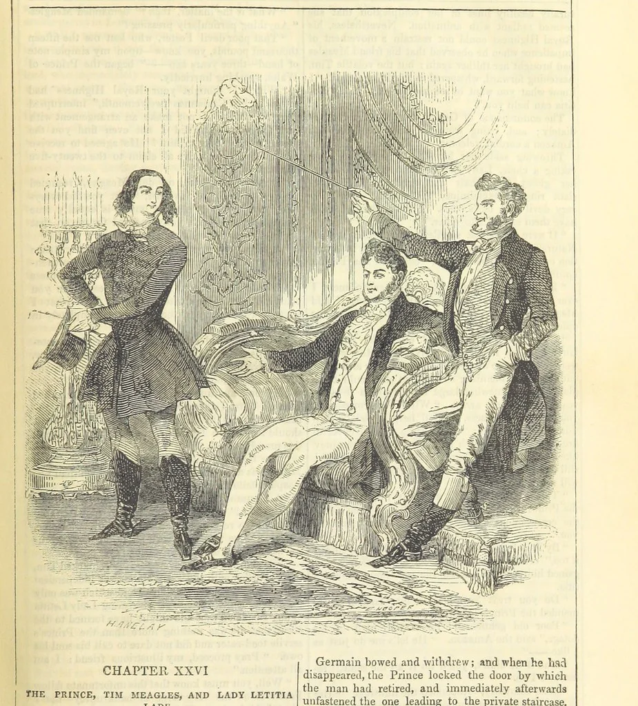 An illustration from The Mysteries of the Court of London ... With ... illustrations, 1849, leaf 105