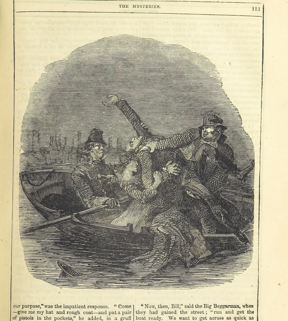 An illustration from The Mysteries of the Court of London ... With ... illustrations, 1849, leaf 129