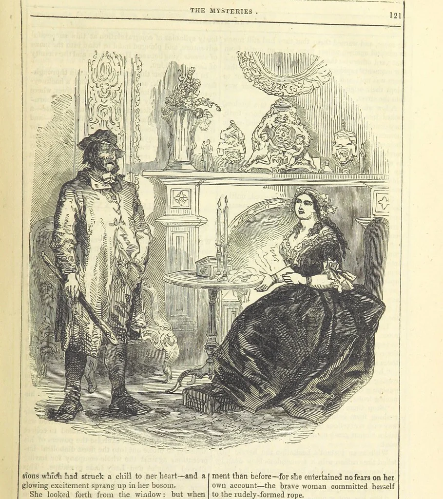 An illustration from The Mysteries of the Court of London ... With ... illustrations, 1849, leaf 137