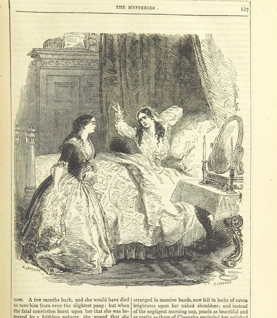 An illustration from The Mysteries of the Court of London ... With ... illustrations, 1849, leaf 153