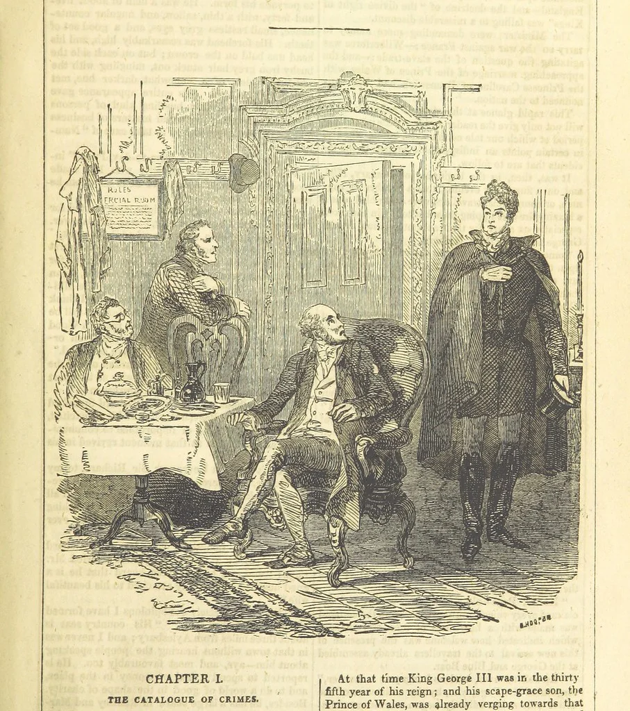 An illustration from The Mysteries of the Court of London ... With ... illustrations, 1849, leaf 17