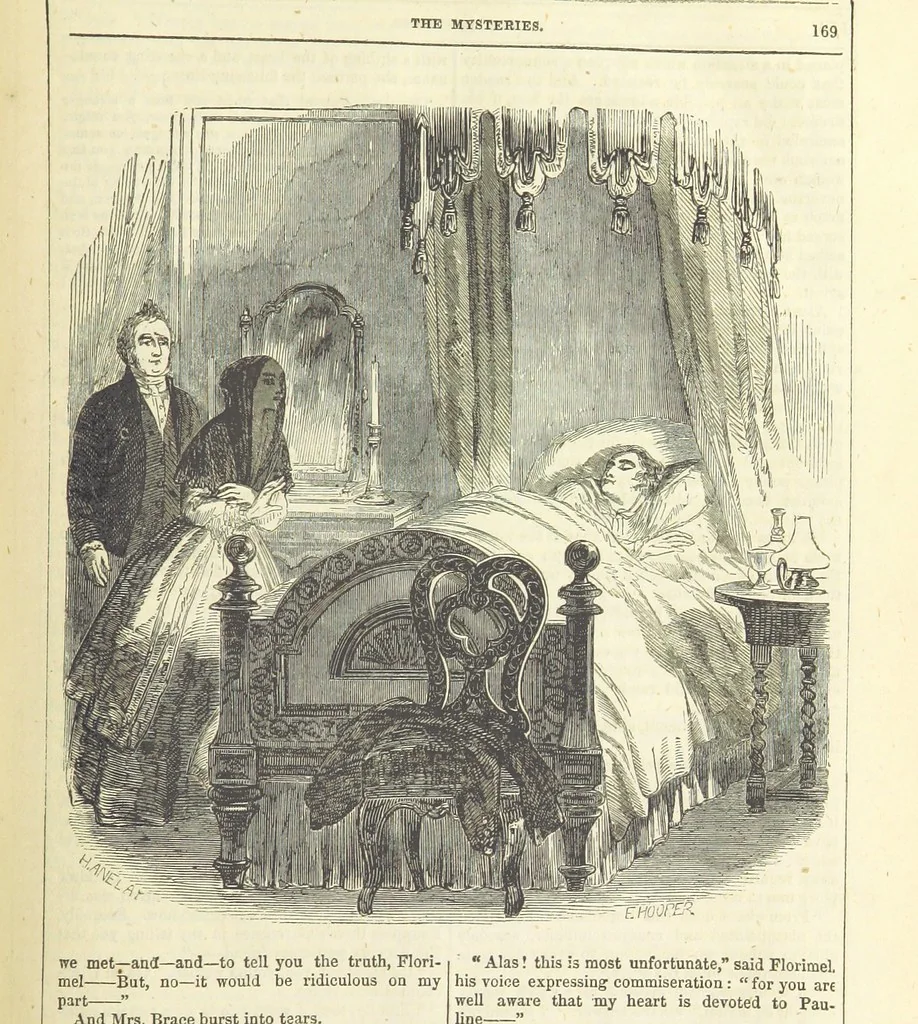 An illustration from The Mysteries of the Court of London ... With ... illustrations, 1849, leaf 185