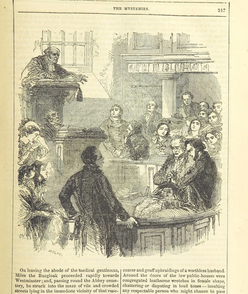 An illustration from The Mysteries of the Court of London ... With ... illustrations, 1849, leaf 233
