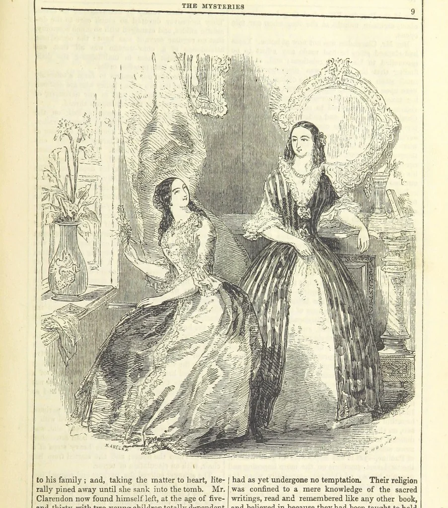 An illustration from The Mysteries of the Court of London ... With ... illustrations, 1849, leaf 25