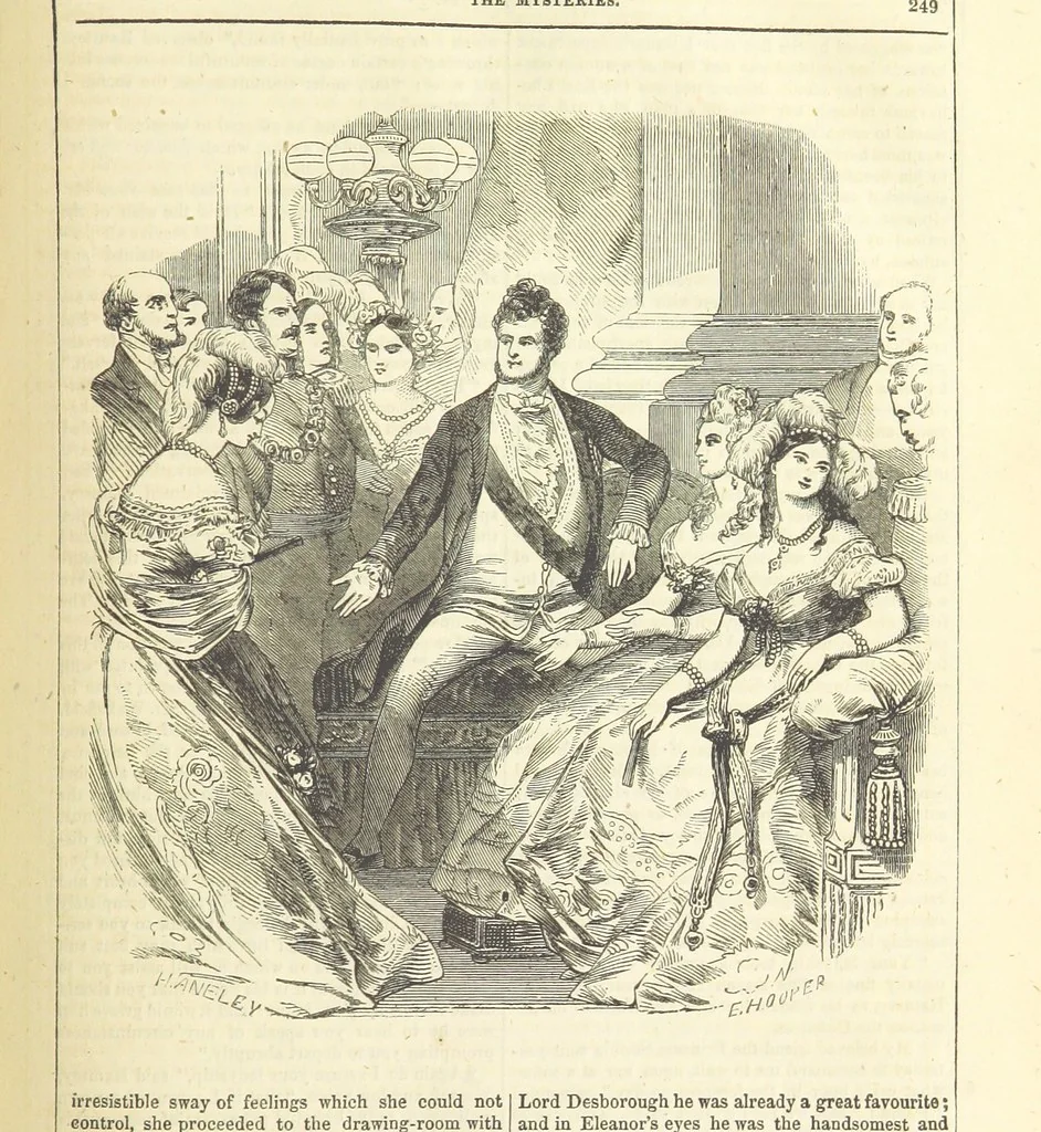 An illustration from The Mysteries of the Court of London ... With ... illustrations, 1849, leaf 265