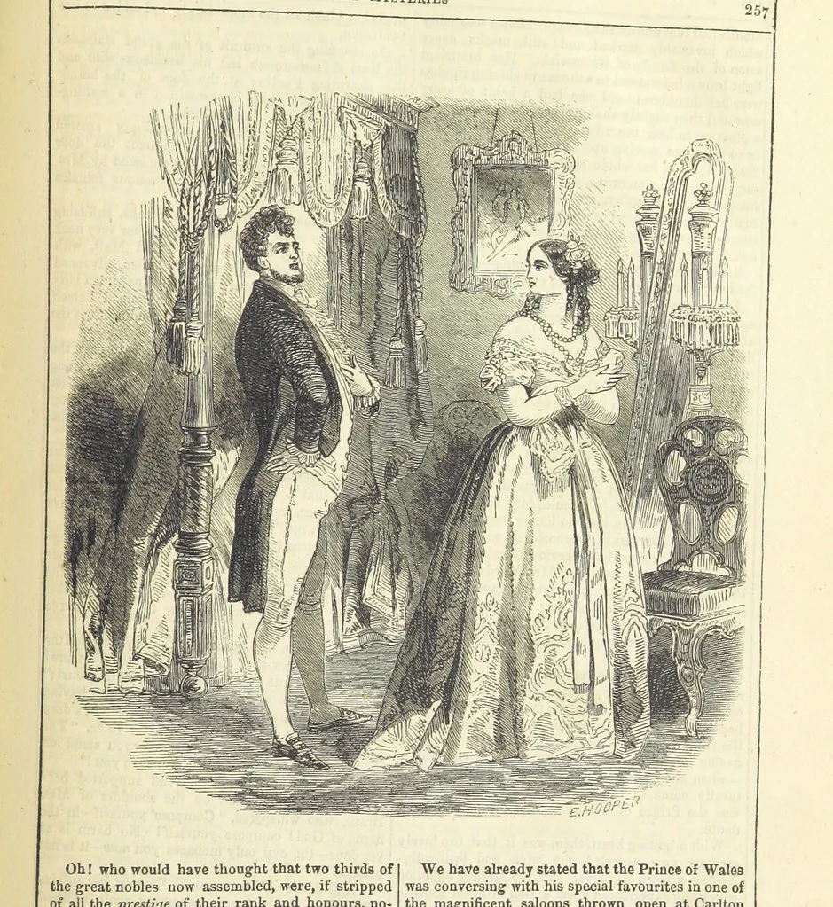 An illustration from The Mysteries of the Court of London ... With ... illustrations, 1849, leaf 273